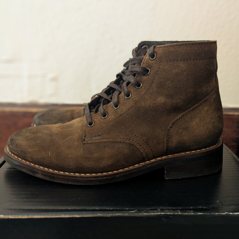 Thursday Boot Company Brown Suede Men's Lace-Up Boots
